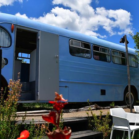 Evi The School Bus At Oromahoe Downs Farm Puketona Extérieur photo